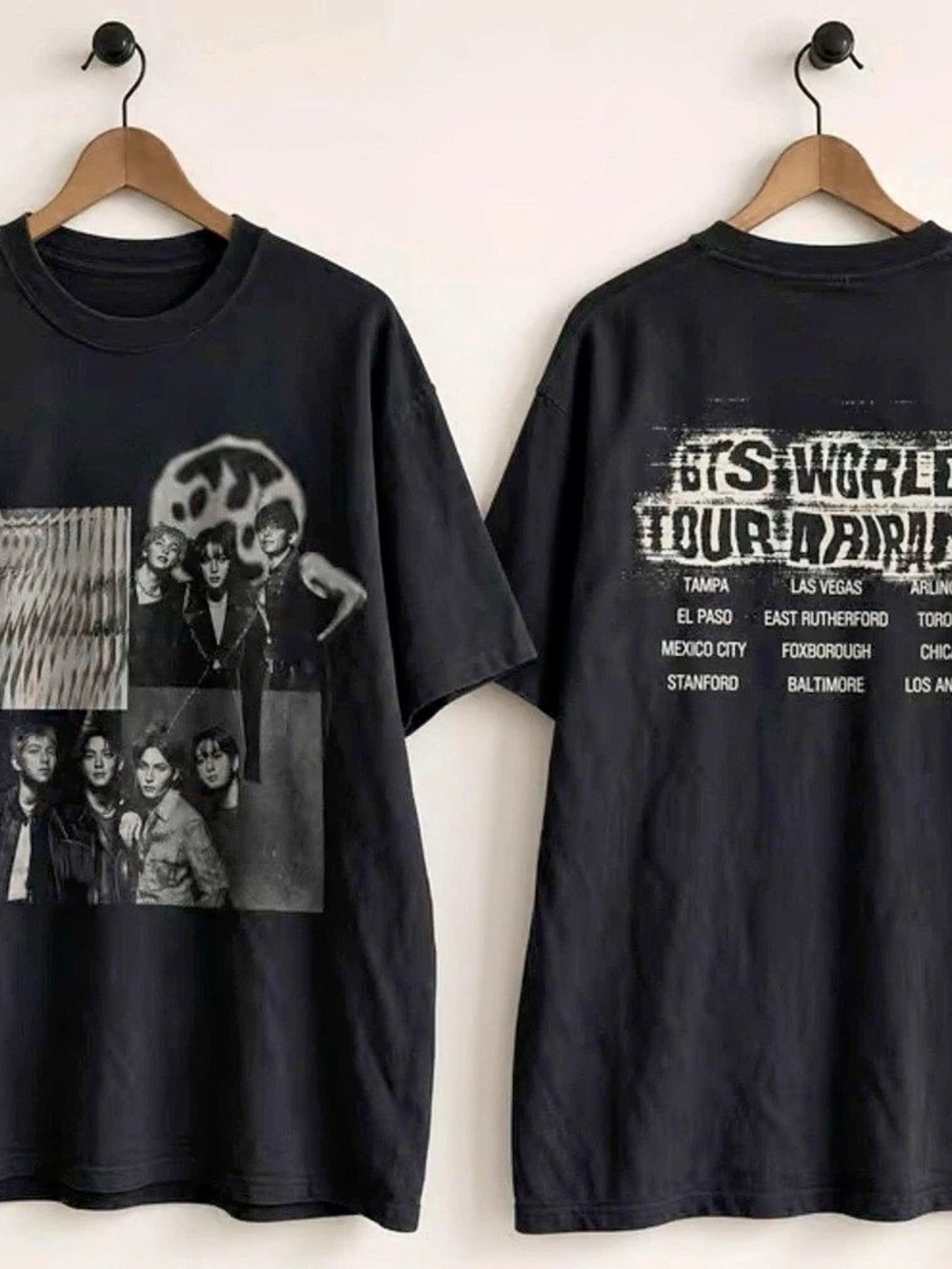 BTS World Tour Arirang 2026 Graphic T-shirt, K-pop Concert Tour Band Tee